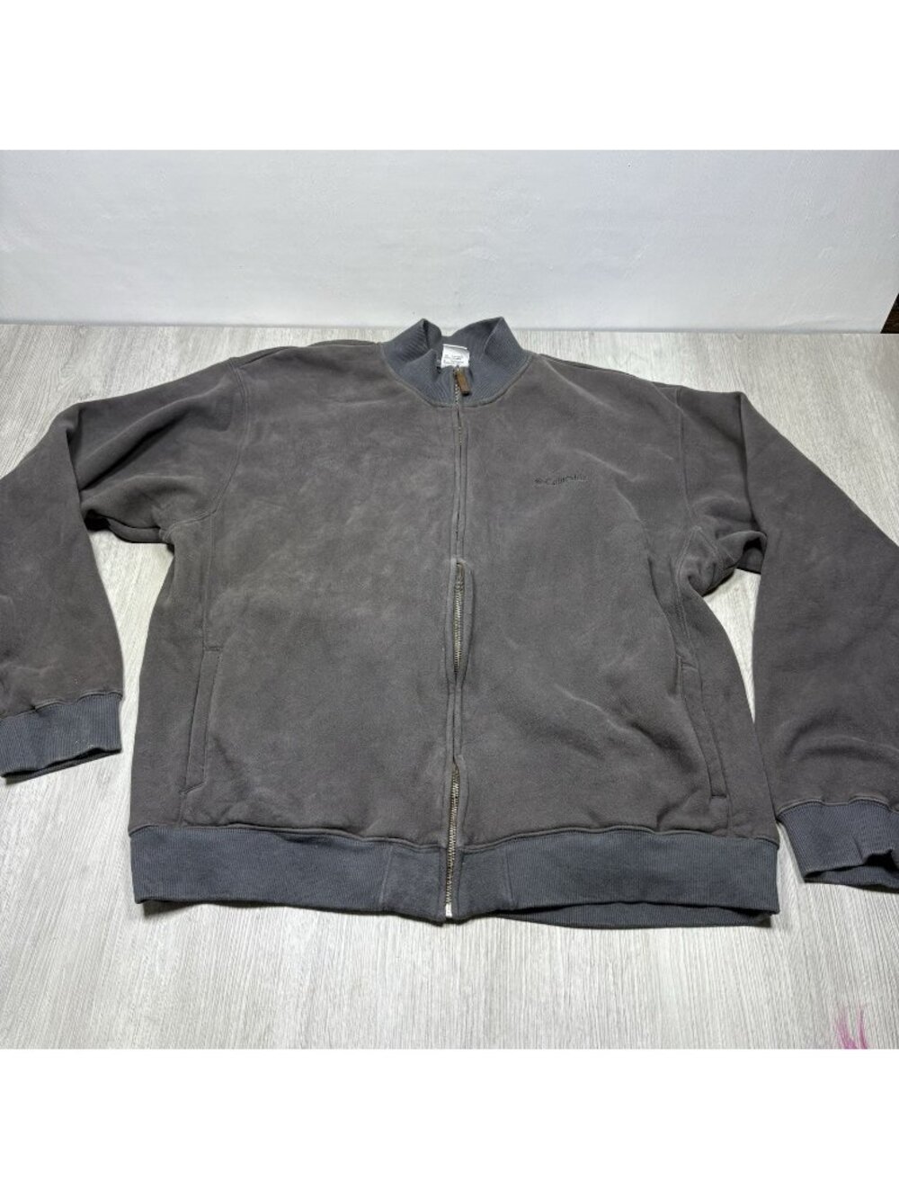 Men's 2XL Columbia Black Full Zip Sweatshirt Heavy